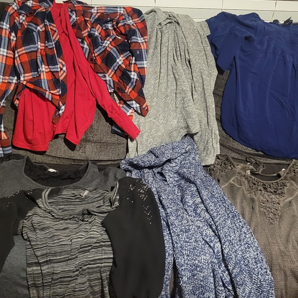 Lot of used XL womens clothing